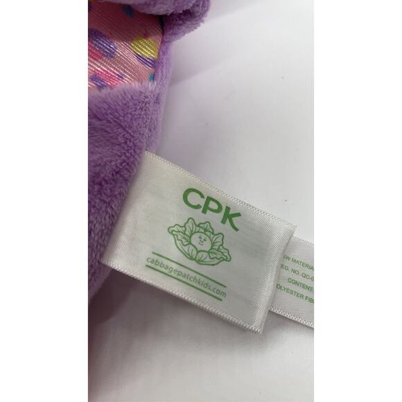 Cabbage Patch Kids Cutie Purple Unicorn 10”Plush Fantasy Friends Collection Baby - Picture 3 of 5